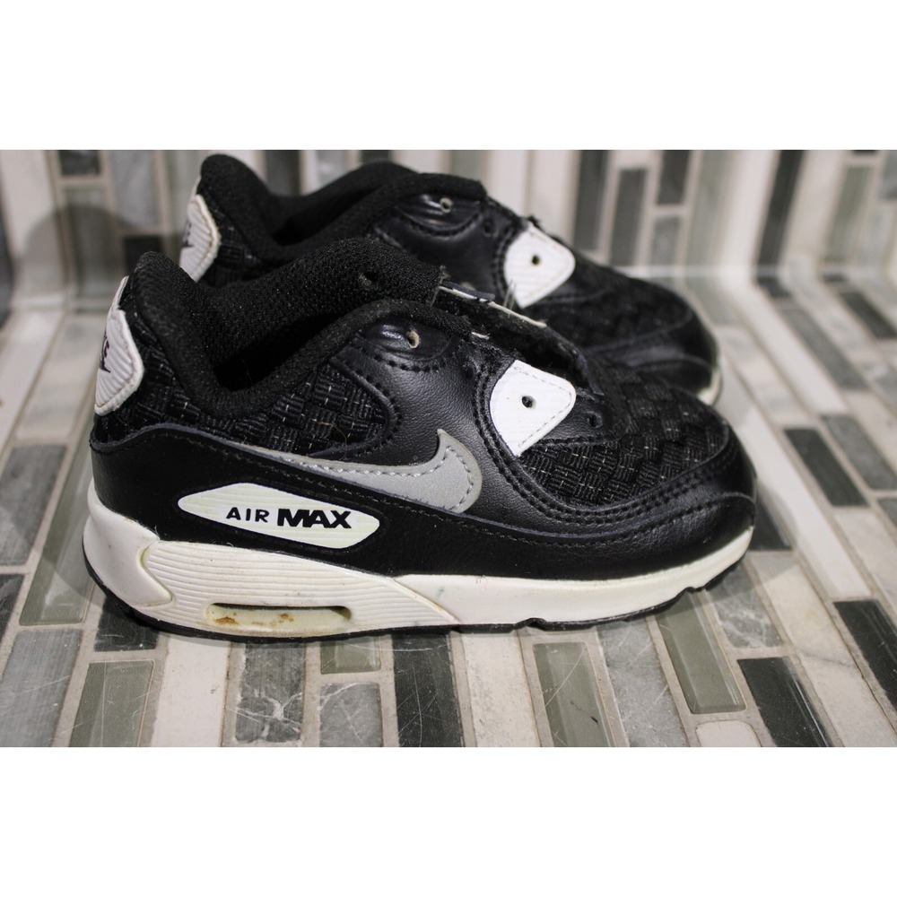 Nike Air Max 90 Mesh Premium TD Kids Size 7C NO‎ LACES